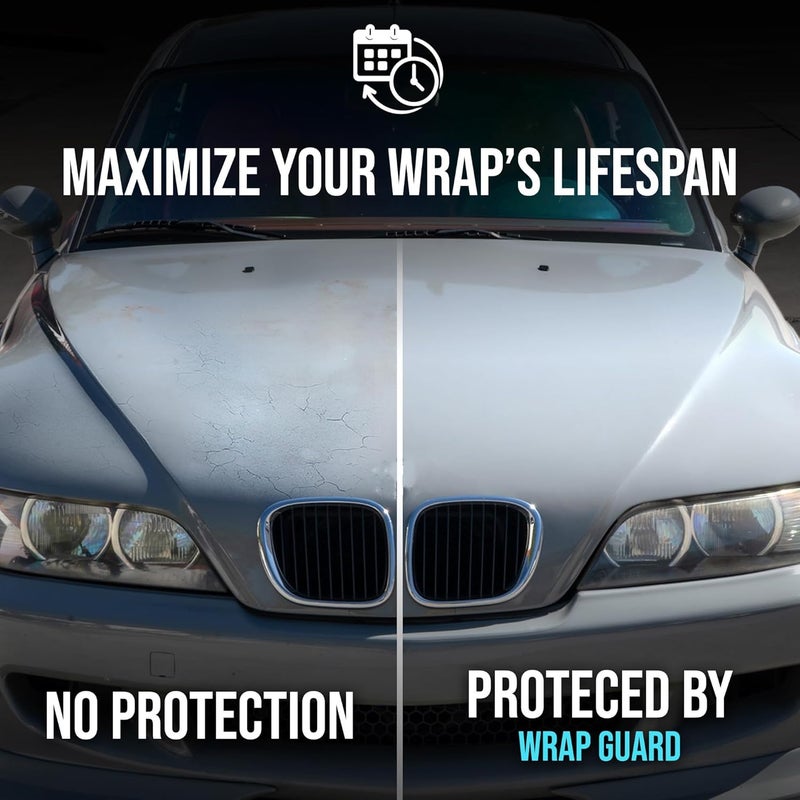 Rev Auto Wrap Guard - Cleans, Hydrates & Protects Car Vinyl | Vinyl Wrap Cleaner for Cars | Made for Gloss, Satin, Matte, Chrome, Printed & More - (16 Fl Oz) - Image 5